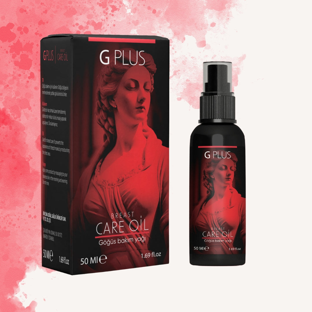G Plus Göğüs Bakım Yağı | Bitkisel Dolgunluk & Form Desteği | Doğal Masajla Sıkılaştırıcı 50 ml
