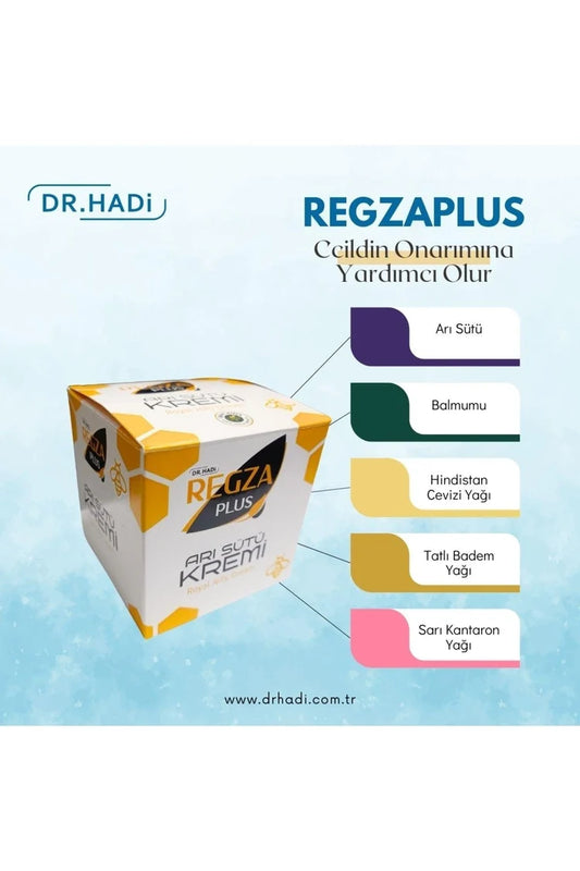 Regza Plus Bitkisel Cilt Bakım Kremi | Arı Sütü / Genital - Koltuk Altı Beyazlatma / Pişik Önleyici